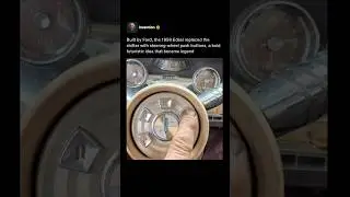 The 1958 Ford Edsel Let You Shift Gears From the Steering Wheel 🚗 #shorts