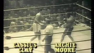 Cassius Clay vs Archie Moore 15.11.1962 (4th Rd TKO)
