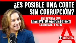 ¿Es posible una Corte sin corrupción?| Entrevista con Natalia Téllez Torres Orozco, candidata a SCJN