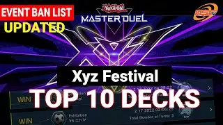MASTER DUEL - UPDATED XYZ Festival BEST DECKS [EVENT BAN LIST]