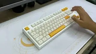 Tecware Veil87 Soundtest - Akko Cream Yellow V3s