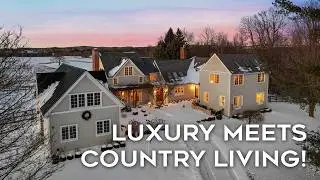Inside a Luxury Charlotte VT Home with 5 Acres of Privacy