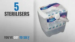 Top 10 Sterilisers [2018]: Milton Cold Water Steriliser (White)
