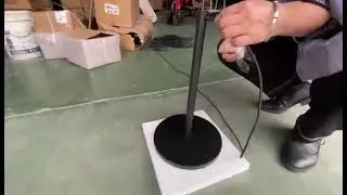 Glossy/Matt Silver/Black Museum Stanchion 50cm Short Height with Elastic String, Polyester Elastic S