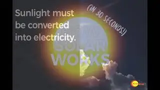 Learn how solar works in just 30 seconds!