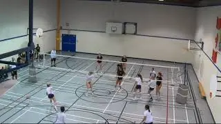 CHLOE NG -- 2022 SETTER -- BLACK SHIRT SETTER OPPOSITE SIDE OF NET