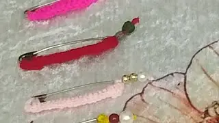 Crochet class 26 - post 54- customized pins- saree pins