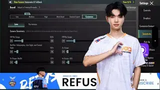 APG | Refus Update 4.0🔥New Sensitivity Settings BGMI | 4MV Refus Latest Sensitivity Code 2025 | APG