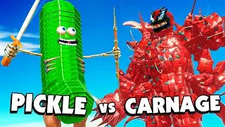 PICKLE RICK vs CARNAGE! - Animal Battle Revolt Simulator