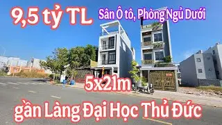 B&aacute;n Nh&agrave; 5x21m L&agrave;ng Đại Học thủ Đức (4472) Đường 22m, 5 Ph&ograve;ng Ngủ, S&acirc;n Thượng