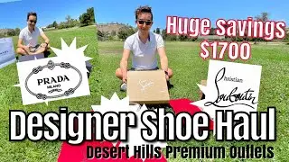 Designer Shoe Haul from PRADA and CHRISTIAN LOUBOUTIN | HUGE SAVINGS $1700 | Carlo&Seb