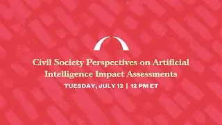 Civil Society Perspectives on Artificial Intelligence Impact Assessments