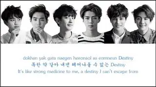 Lyrics EXO - OVERDOSE [Hangul/Romanization/English] COLOR CODED