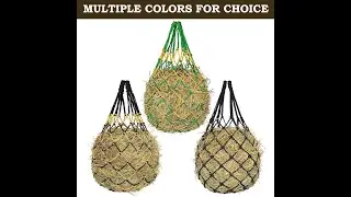 2PCS Hay Net for Horses,Slow Feed Hay Bag for Horses Goat Sheep,Hanging Hay Feeder Bag for Horses