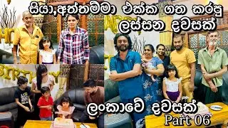 සියලා අත්තම්ලා එක්ක දවසක් # day in Sri Lanka