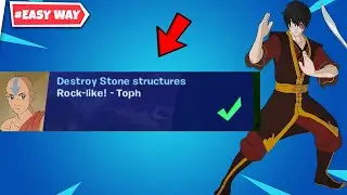 How to EASILY Destroy Stone structures Fortnite  | #UsecodeHNP7 | (Giveaway Free Skin)