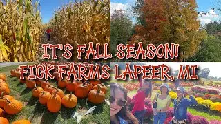 Fall Season Fick Farms Lapeer Michigan - Filipino Friends