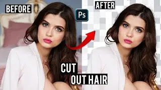 Cutting Out Hair in PHOTOSHOP Like a Pro in Just 02 Minutes