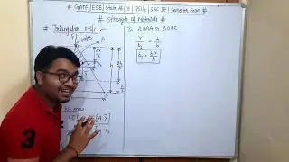SOM|Lec-39|Shear Stress Distribution in Triangular Cross Section|#MechanicalTutor|GATE|ESE|UPPCS|