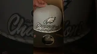 Unboxing Philadelphia Eagles Super Bowl Champions Hat 🦅🏆 #philadelphiaeagles #superbowl