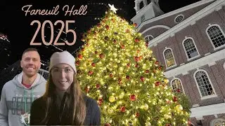 Зажжение ёлки ​​в Faneuil Hall 2025: волшебные праздничные впечатления в Бостоне!🎄
