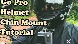 DIY GoPro Helmet Chin Mount Tutorial | No Drill | Easy Steps