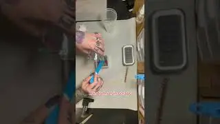 Resin scraps into a paper weight