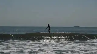 Jen Paddle Boarding for the First Time in Cocoa Beach FL