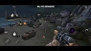 War Sniper Z12 Mission 16 Beach Breach Kill Five Grenadiers