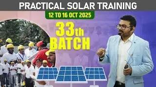 Start Your Solar Career in 2025 | Saitech Solar Training Batch 33 | Govt. Certified 25-Day Program