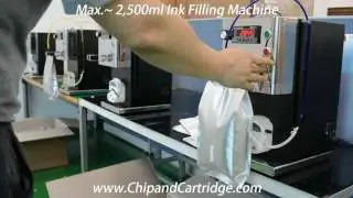 Peristaltic Pumps and Load Cell Control Max. ~ 2,500ml Ink Filling Machine