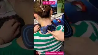 Mini Massageador El&eacute;trico Port&aacute;til #Massagem #AutoCuidado #Relaxamento #Shopee #Oportunidade