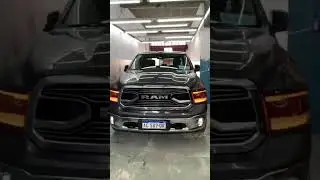 Dodge ram 1500 - retrofit de faros con led drl 3d crystal secuenciales - lupas biler 3