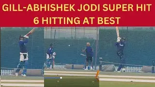 SHUBMAN GILL-ABHISHEK SHARMA 6 HITTING - BATTLE WITH HARDIK, BUMRAH 