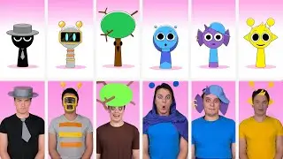 Sprunki 4 Phase 4 OC YOUNG MR. BLACK Incredibox in Real life. ❤️ #sprunki #incredibox