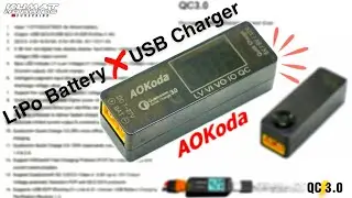TESTING AOKODA LIPO BATTERY ADAPTER FOR USB CHARGER #KUMATHOBBIES
