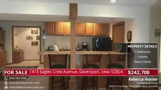 Video Tour: 1413 Eagles Crest Avenue, Davenport, Iowa 52804