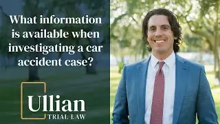 What information is available when investigating a car accident case?