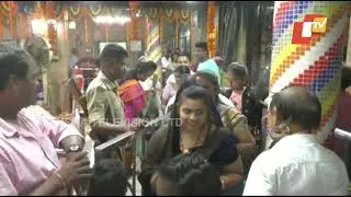 Navratri rituals at Maa Majhighariani Temple in Rayagada