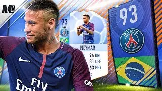 FIFA 18 TOTGS NEYMAR REVIEW | 93 TOTGS NEYMAR PLAYER REVIEW | FIFA 18 ULTIMATE TEAM
