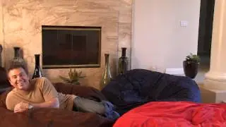 The Madison 5 foot Round Bean Bag Lounger
