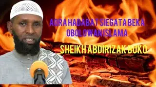 SODA LUBU UFFIT IMAN ; SHEIKH ABDIRIZAK BUKO