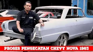 Ngecat Chevy Nova 1963 #chevy #chevynova #custopaint #akasiaMotor