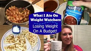 What I Ate | Weight Watchers Smart Points | Losing Weight On A Budget