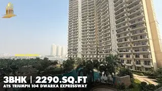 PRIME LOCATION वाला 2290.SQ.FT का 3BHK FLAT FOR SALE IN ATS TRIUMPH 104 GURUGRAM | AERO LANDBASE