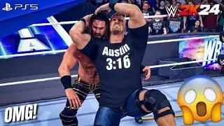 Seth Rollins Vs Stone cold Steve Austin | WWE 2K24
