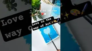 ❤️Mini canvas painting ideas acrylic easy #shorts #acrylicpainting #shortsviral #art #shortvideo