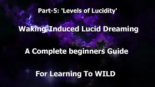 WILDs - Waking-Induced Lucid Dreaming, A Complete Beginners Guide - Part 5/9: Levels Of Lucidity