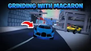 Занимаюсь гриндом с Макароном в Roblox Jailbreak📠