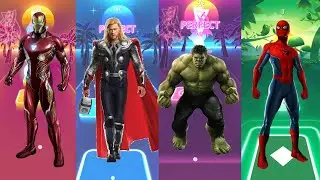 IRON_MAN-THOR-HULK-SPIDER_MAN | Tiles Hop Vibes